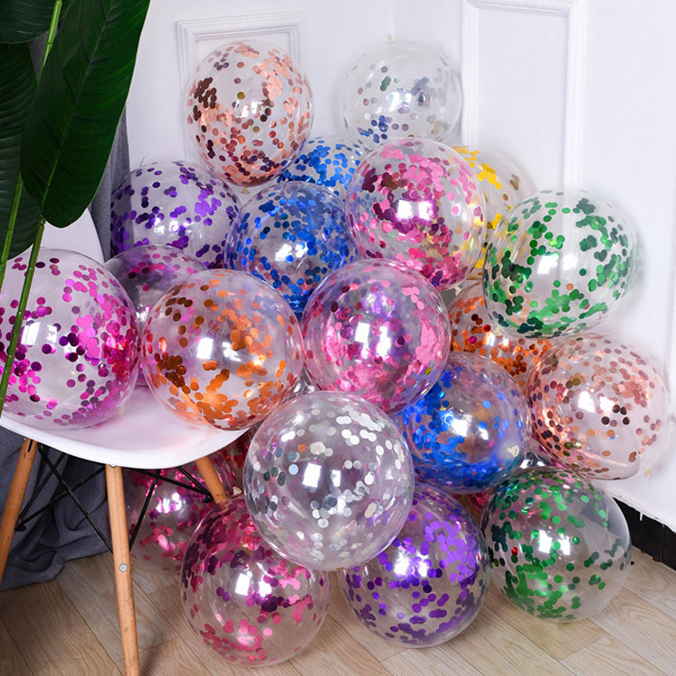Ballons en latex à paillettes de 12 pouces