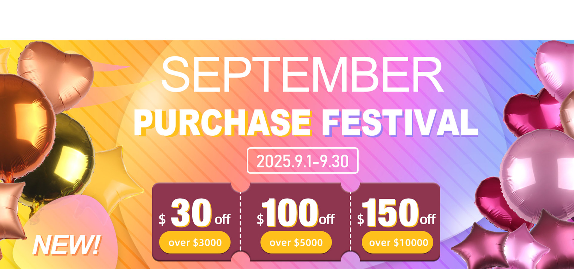 Festival d'achat de septembre
