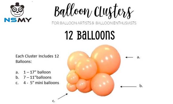 Comment faire mieux les grappes de ballons?