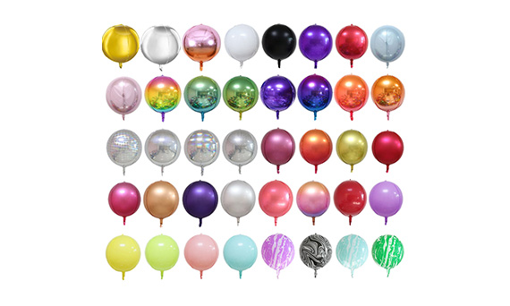 Quelles sont les différentes tailles et poids des ballons aluminium 4D