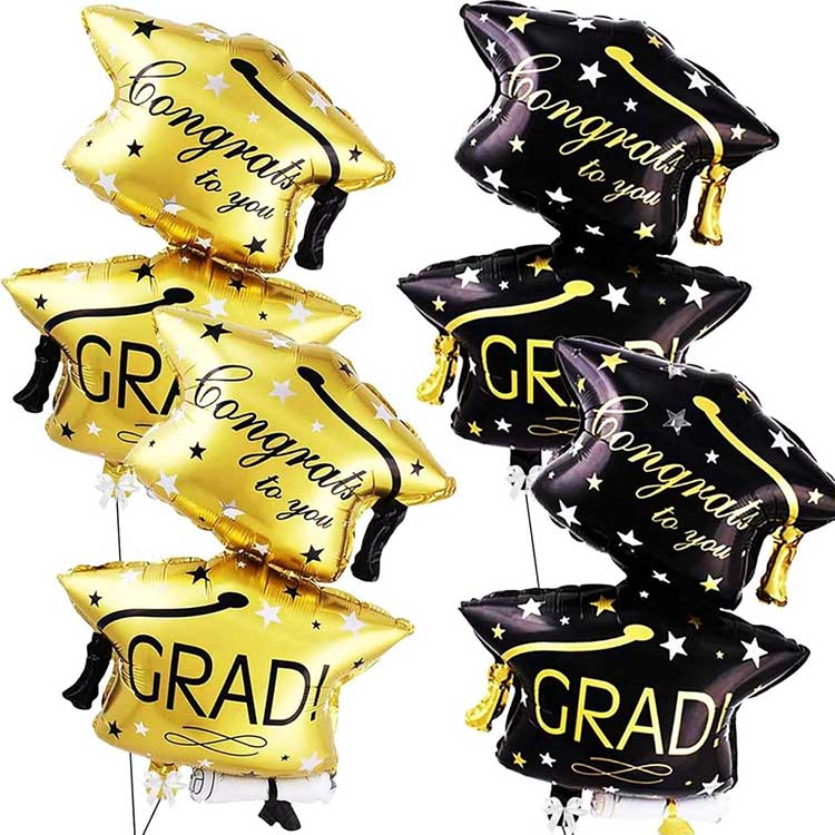 Ensemble de ballons pour casquette de remise de diplôme de 32 pouces