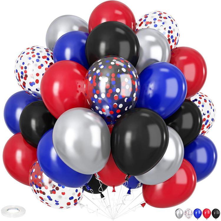 35 ballons à confettis colorés