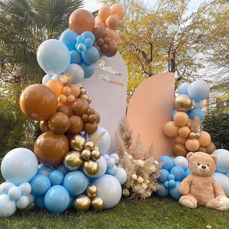 Arc de ballon de décoration de fête de douche de bébé