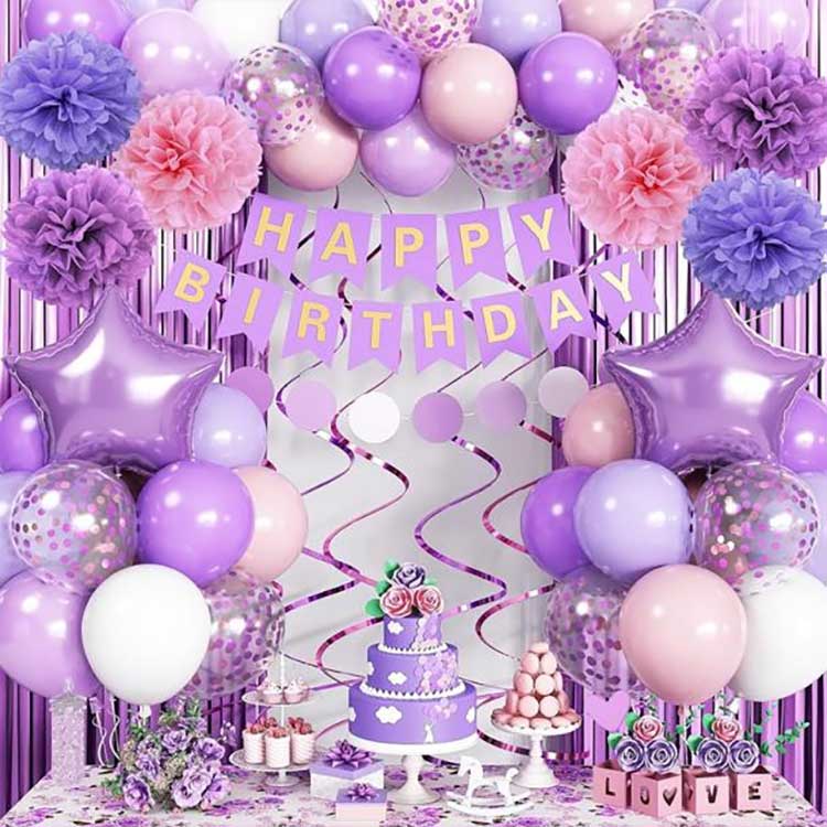 Kit de décoration d'anniversaire