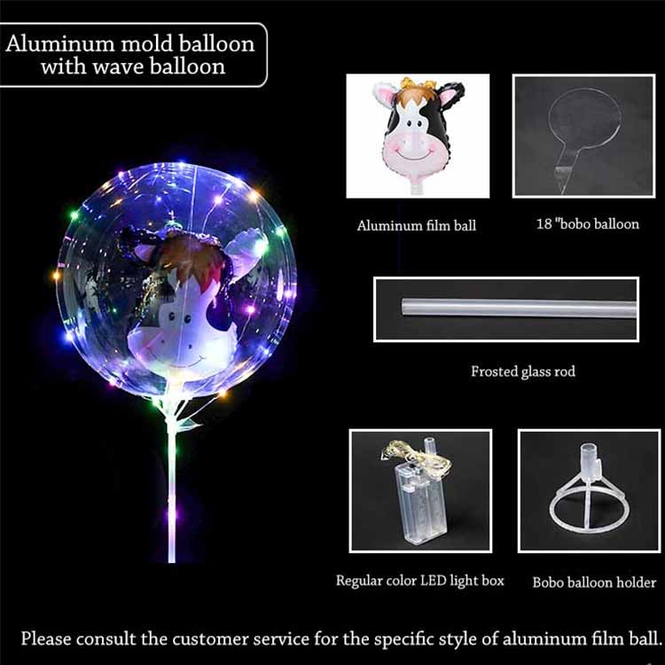 Ensemble de ballons en feuille de bobo