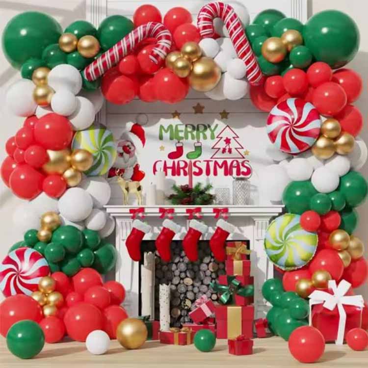 Ensemble d'arc de ballon de Noël