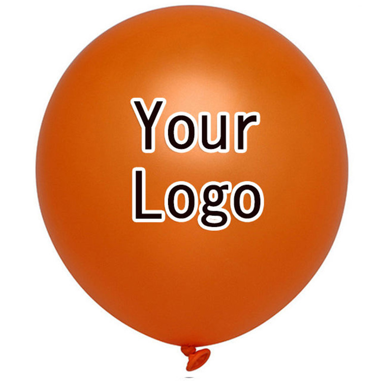 Ballon en latex avec logo personnalisé