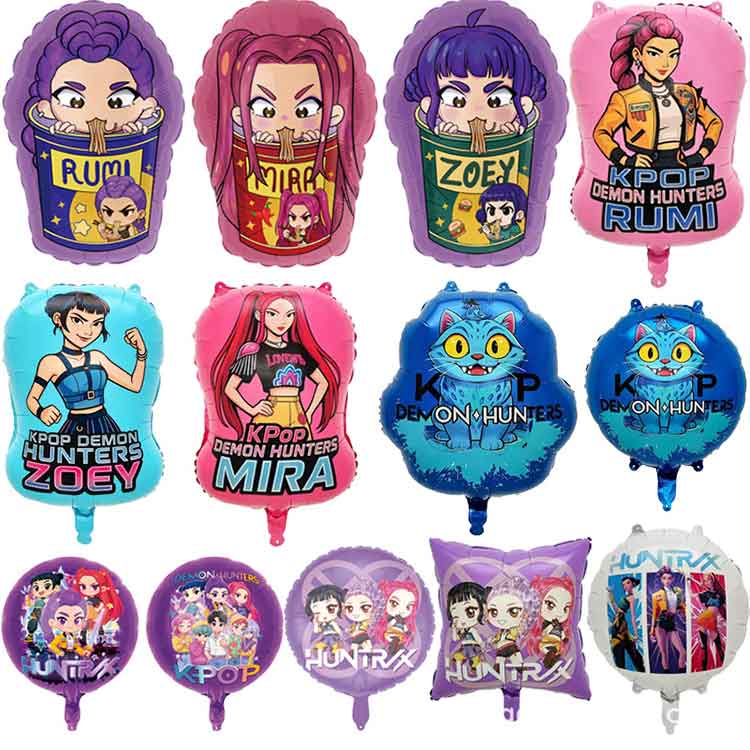 Ballons en aluminium chasseur de démons