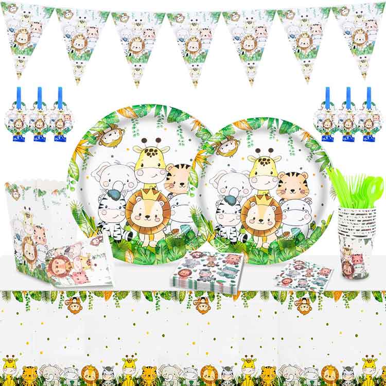 Ensemble de vaisselle jetable