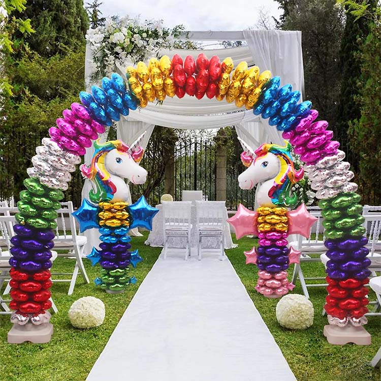 Arche de ballons en aluminium