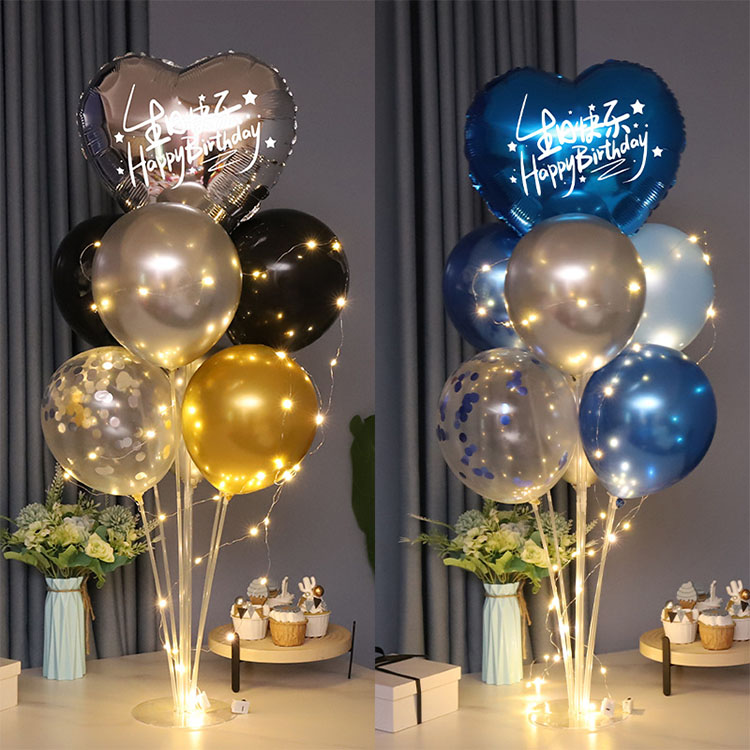 Ballons d'anniversaire en aluminium