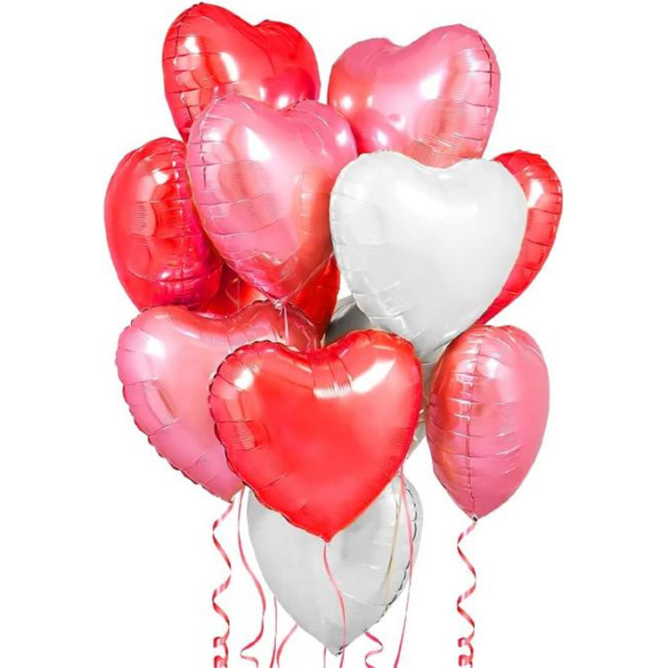 Ballons en aluminium pour la Saint-Valentin