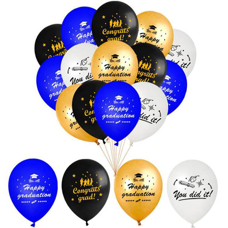 Ballon Ballon Thème de la fête scolaire de la saison de remise des diplômes