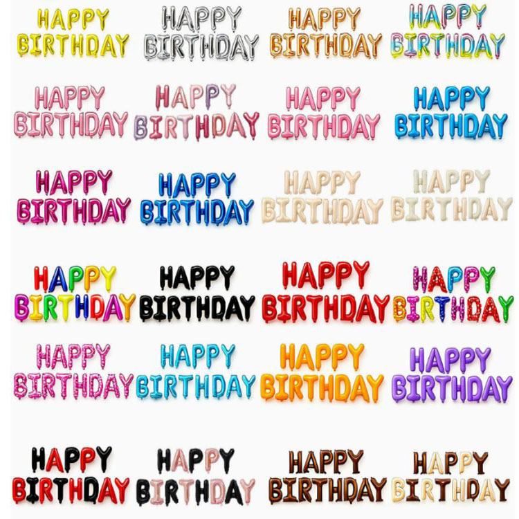 Ballons joyeux anniversaire