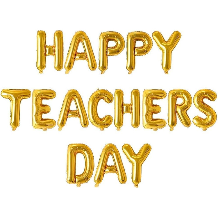 Ballon en aluminium Happy Teachers Day