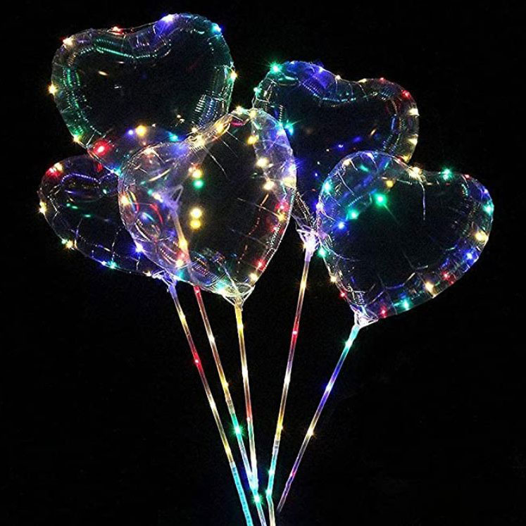 Ballons Bobo en forme de coeur