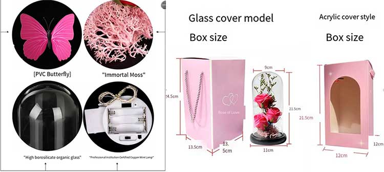 glass covered rose soap China glass covered rose soap China