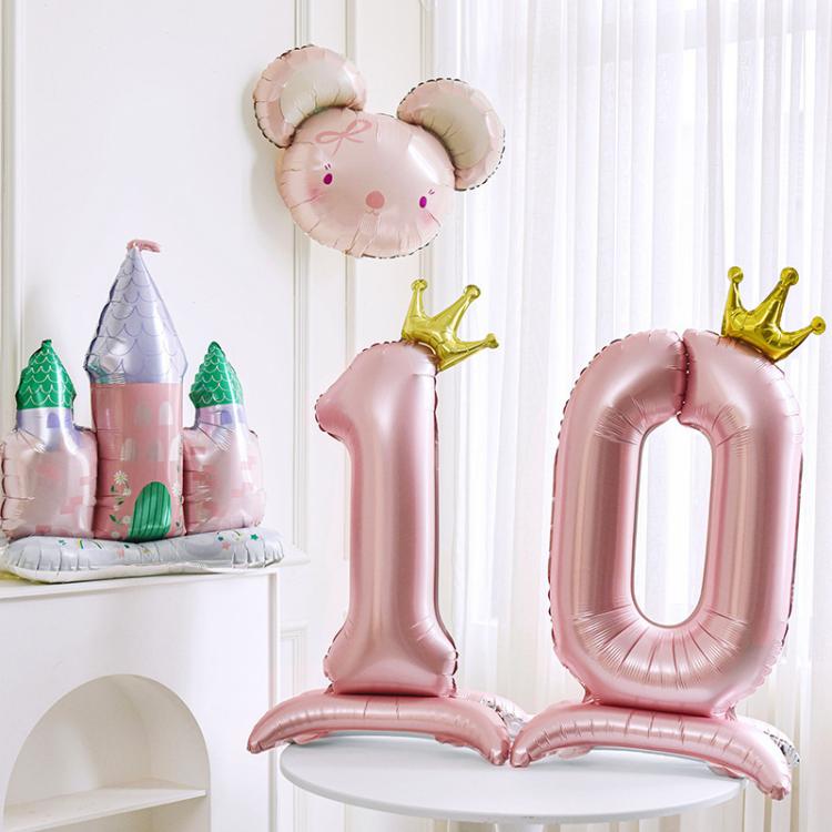 42 inch Crown Number Balloon discount