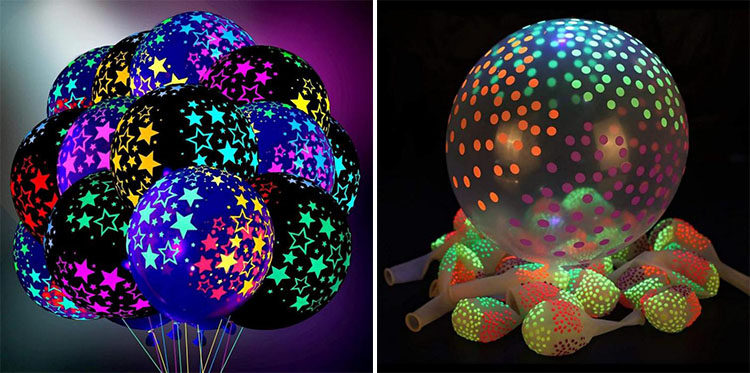 fluorescent latex balloons price