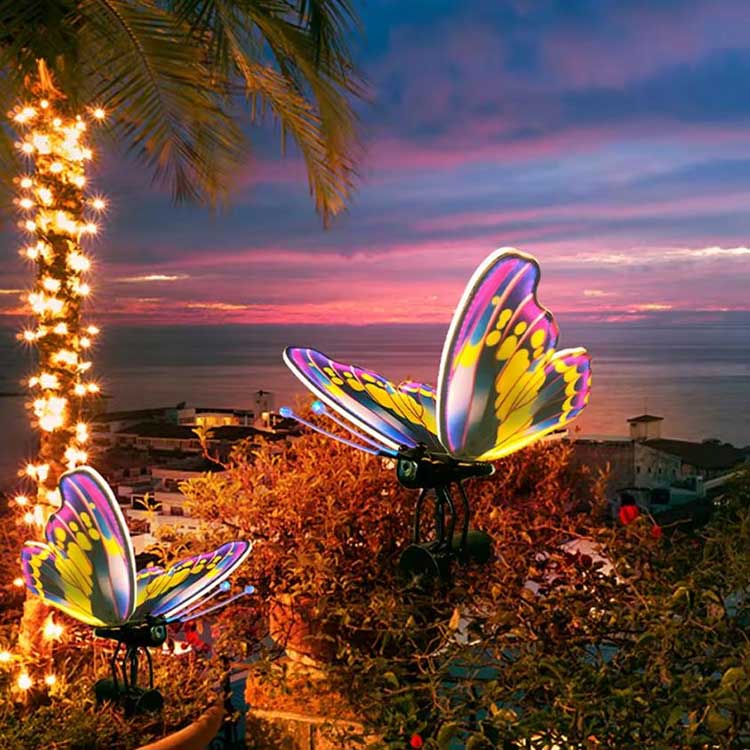 Lumières papillon dynamiques à LED