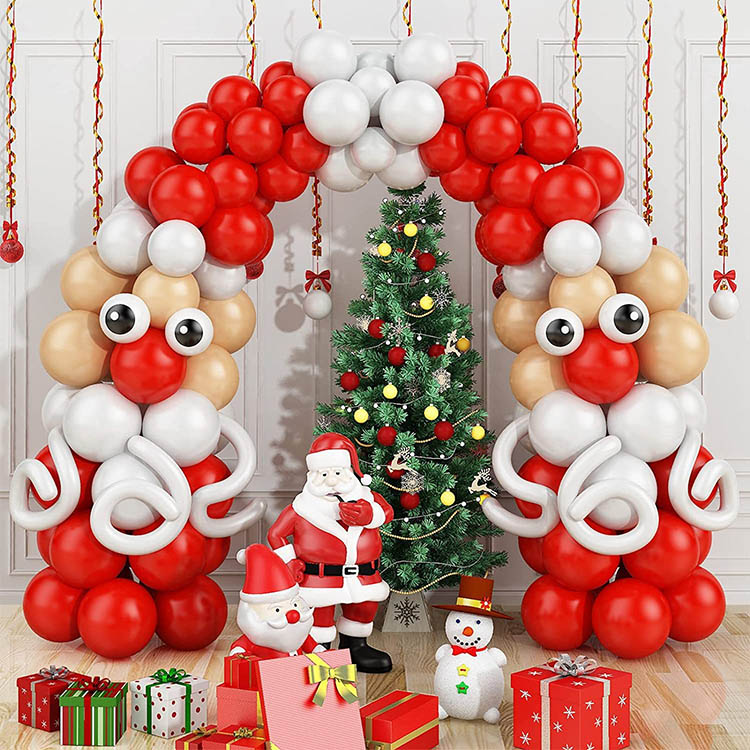 Nouveau Kit d'arc guirlande de ballons en Latex pour fête de noël