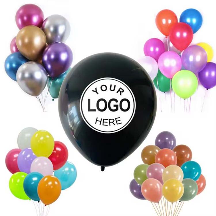 Ballon en latex imprimé