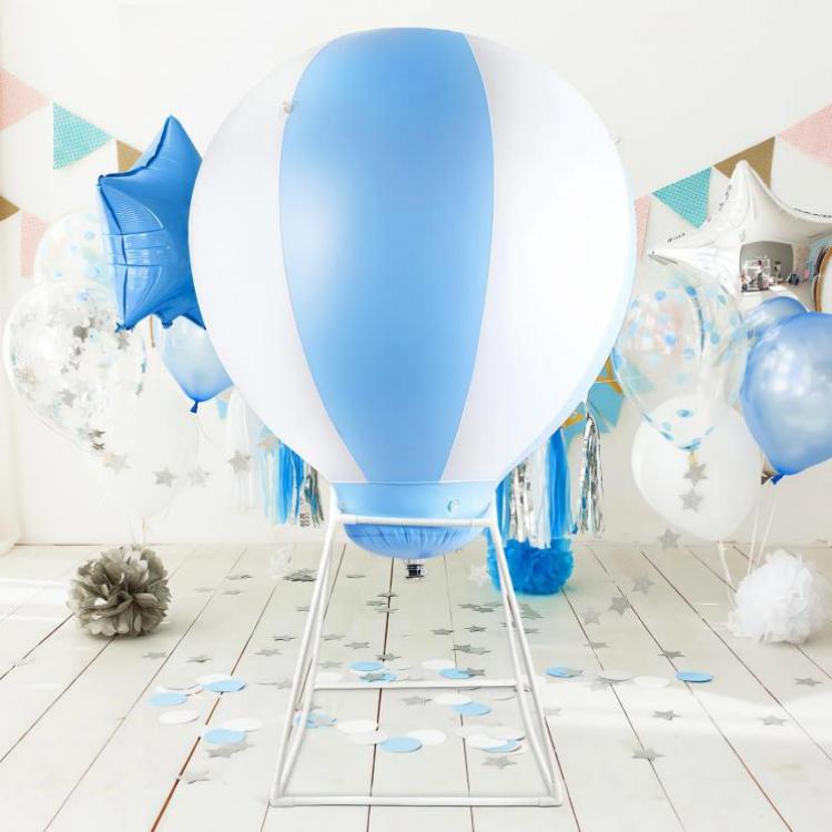 Demi-montgolfière gonflable réutilisable