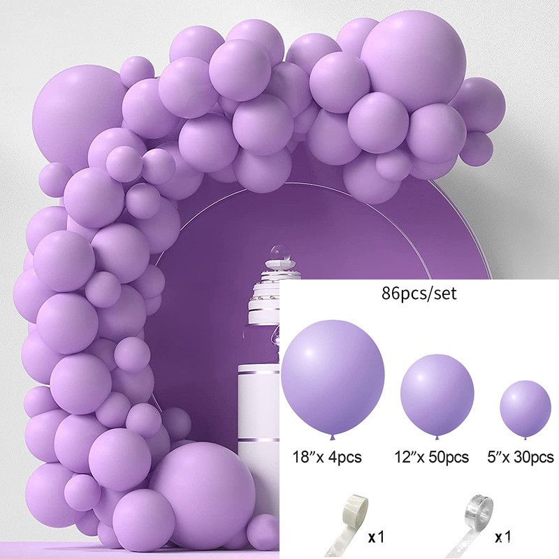 Arc de ballon de couleur unie