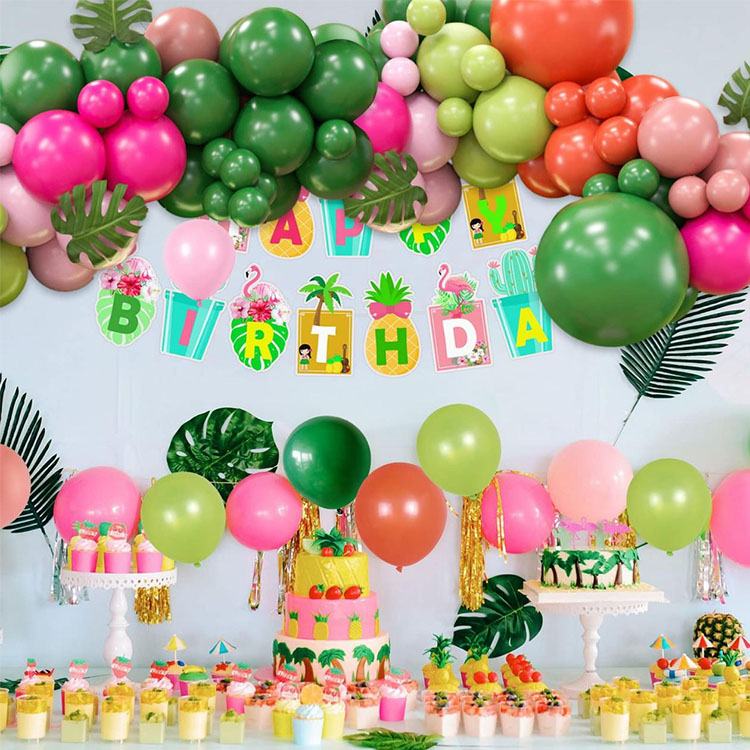 Kit Guirlande de Ballons Tropicaux